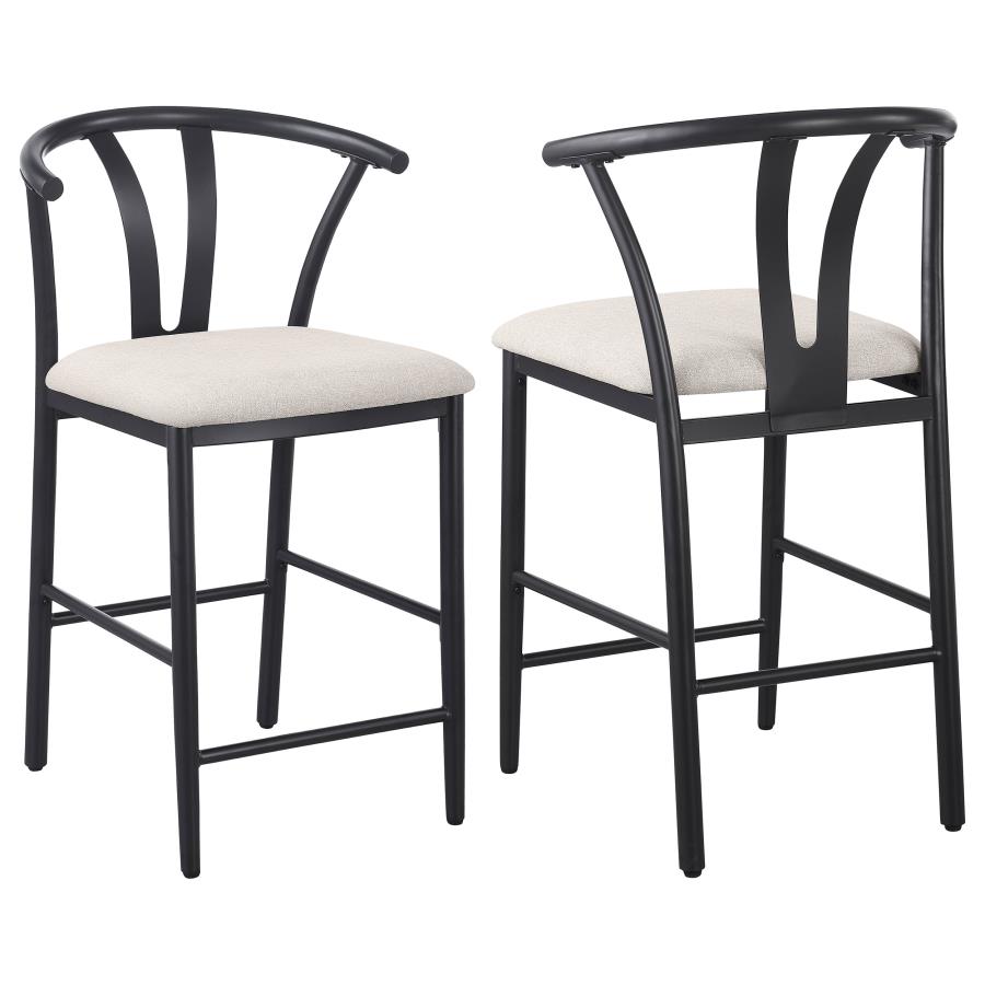 Dolman Counter Height Dining Side Chair Beige (Set of 2) (image for) Dolman Counter Height Dining Side Chair Beige (Set of 2)
