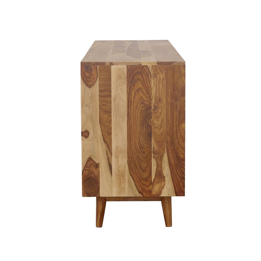 Partridge 2-door Sideboard Buffet Cabinet Natural Sheesham