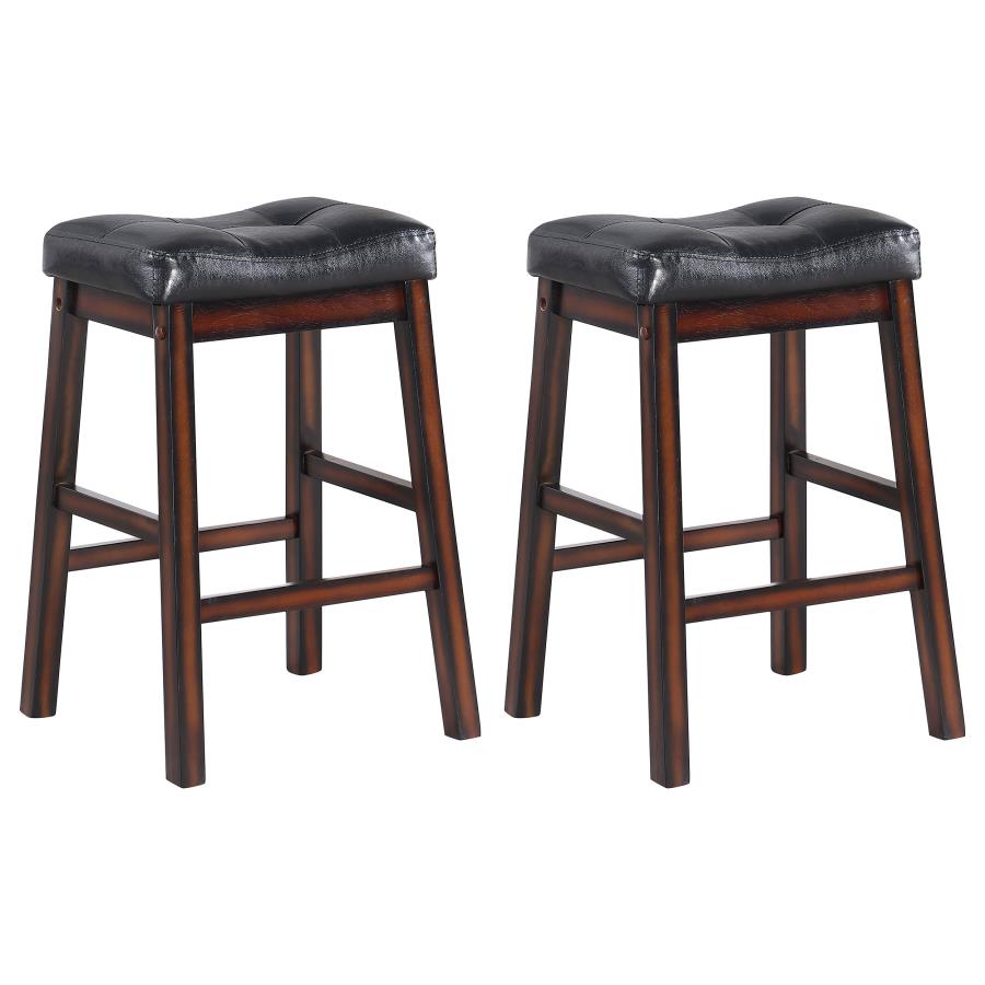 Donald Upholstered Counter Stool Cappuccino (Set of 2) (image for) Donald Upholstered Counter Stool Cappuccino (Set of 2)