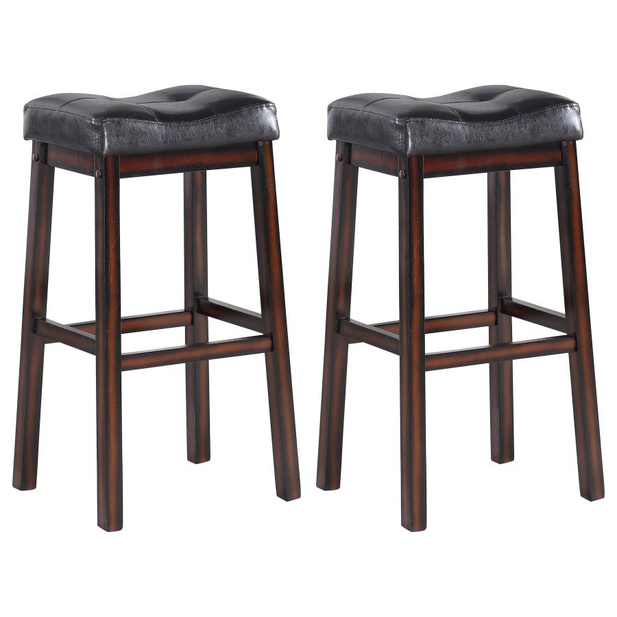 Donald Upholstered Bar Stool Cappuccino (Set of 2) (image for) Donald Upholstered Bar Stool Cappuccino (Set of 2)