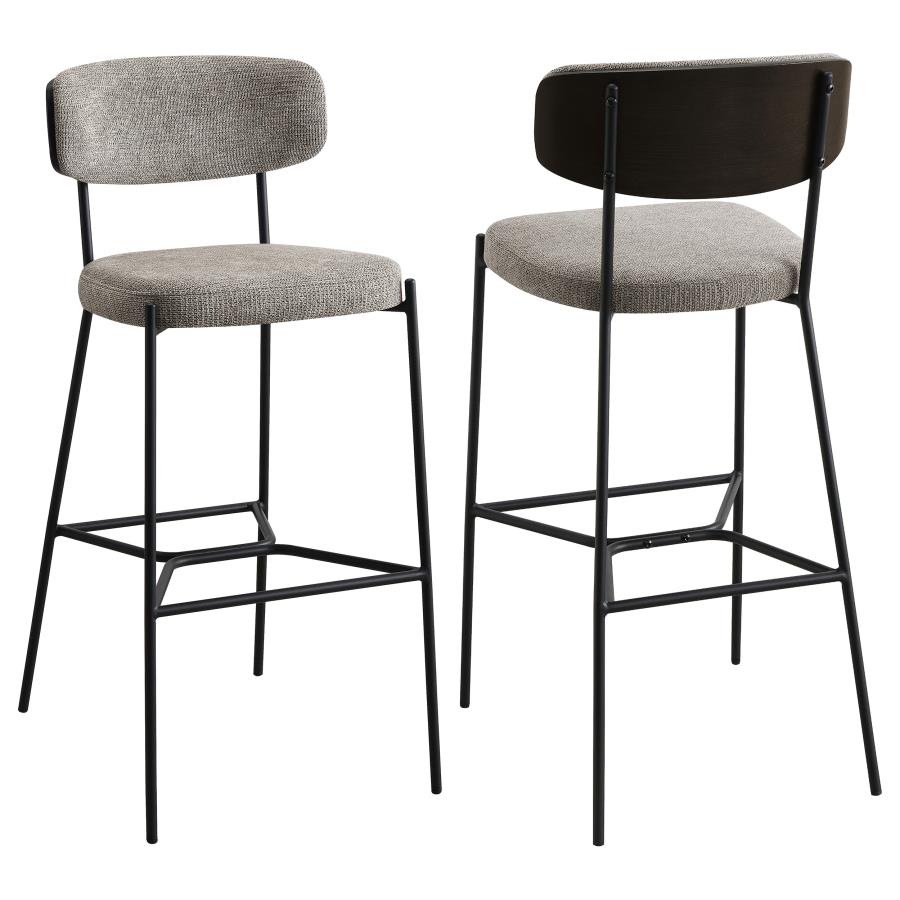Elison Pub Height Bar Stool Light Brown (Set of 2) (image for) Elison Pub Height Bar Stool Light Brown (Set of 2)
