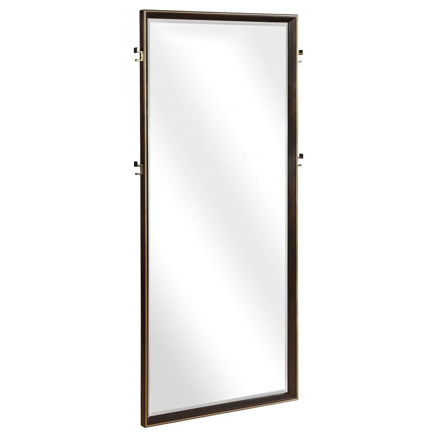 Durango 80-inch Standing Floor Mirror Smoked Peppercorn (image for) Durango 80-inch Standing Floor Mirror Smoked Peppercorn