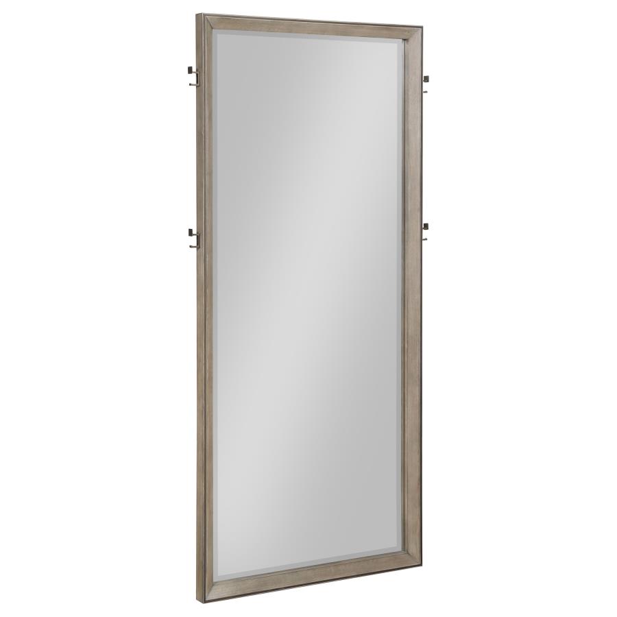 Durango 80-inch Standing Floor Mirror Washed Oak (image for) Durango 80-inch Standing Floor Mirror Washed Oak