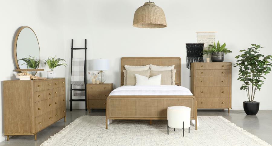 Arini 4-piece Eastern King Bedroom Set Sand Wash (image for) Arini 4-piece Eastern King Bedroom Set Sand Wash