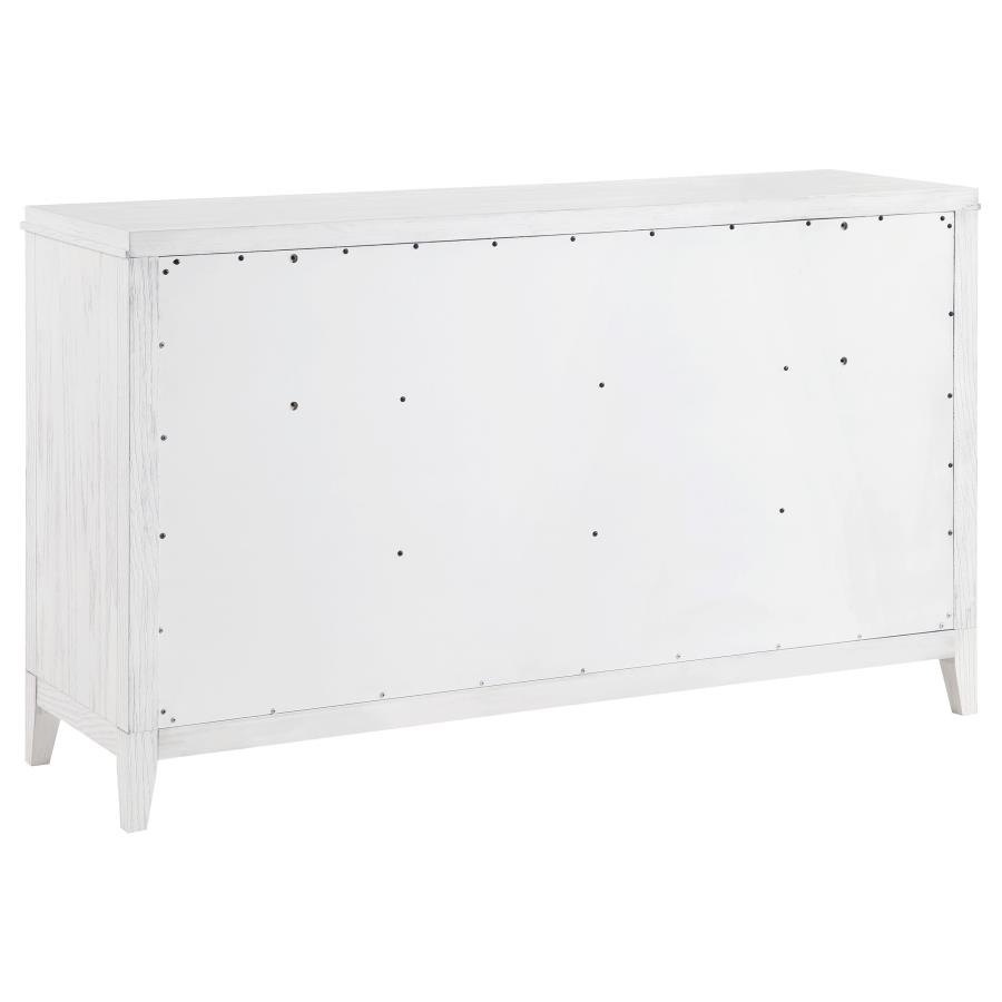 Marielle 4-piece Queen Bedroom Set Distressed White 