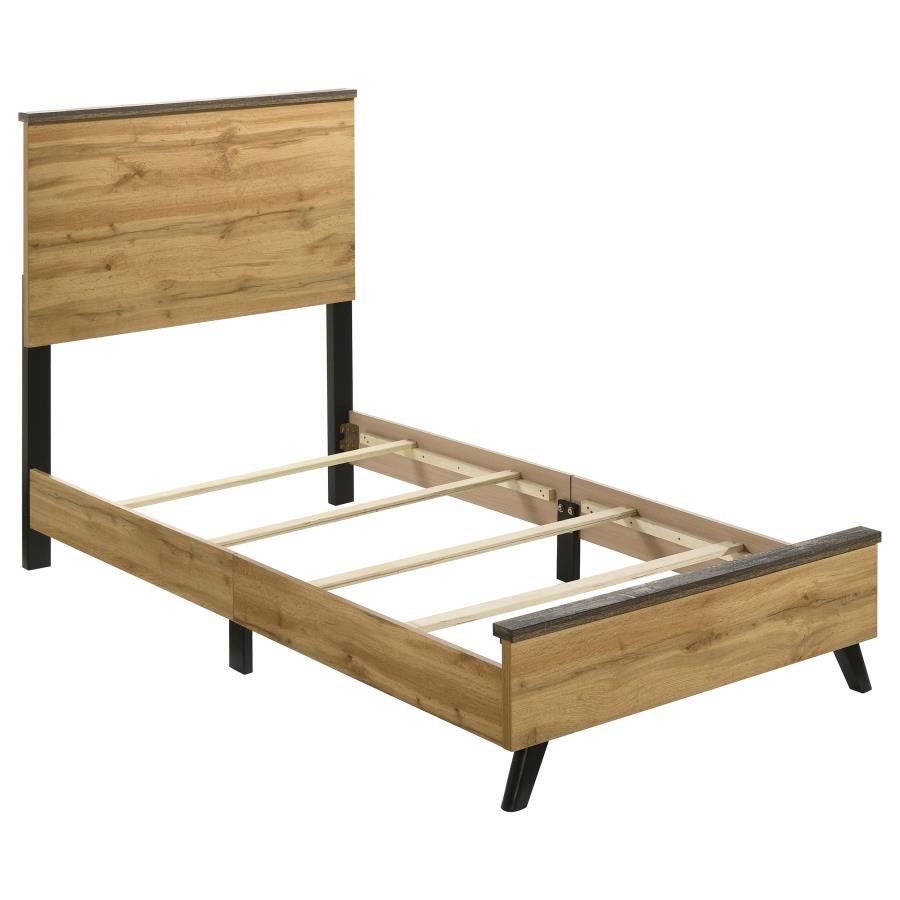 Kaywood 51-inch Twin Panel Bed Natural Pine (image for) Kaywood 51-inch Twin Panel Bed Natural Pine