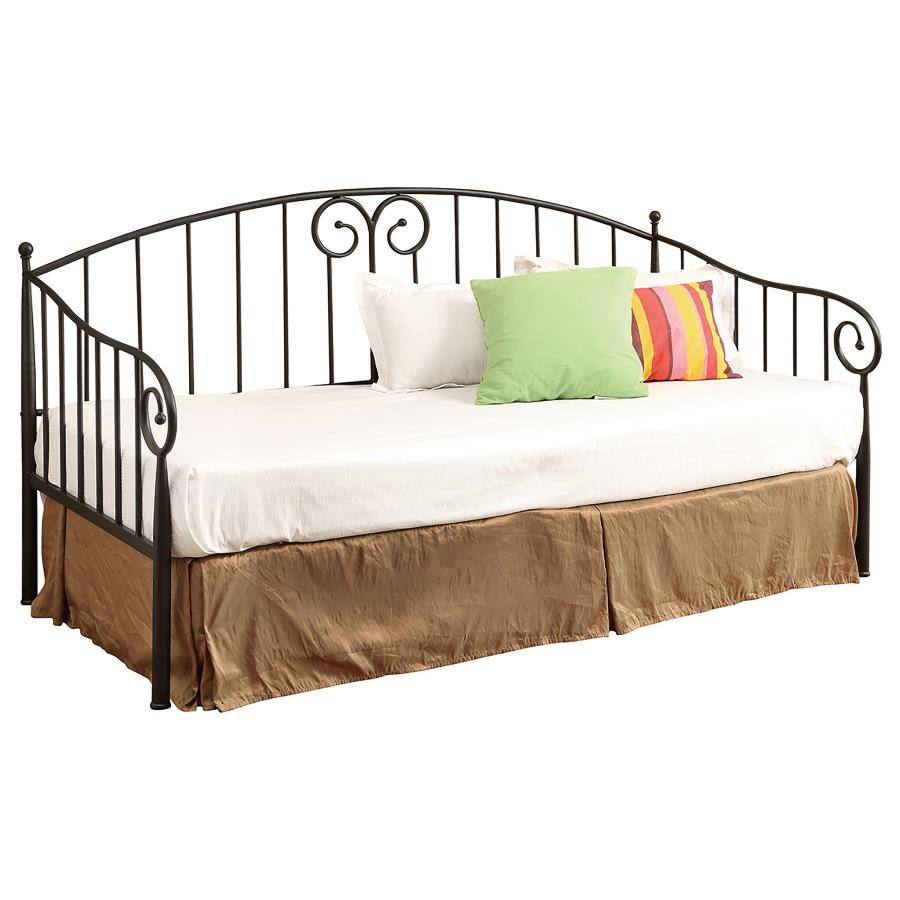 Grover Metal Twin Daybed Black (image for) Grover Metal Twin Daybed Black