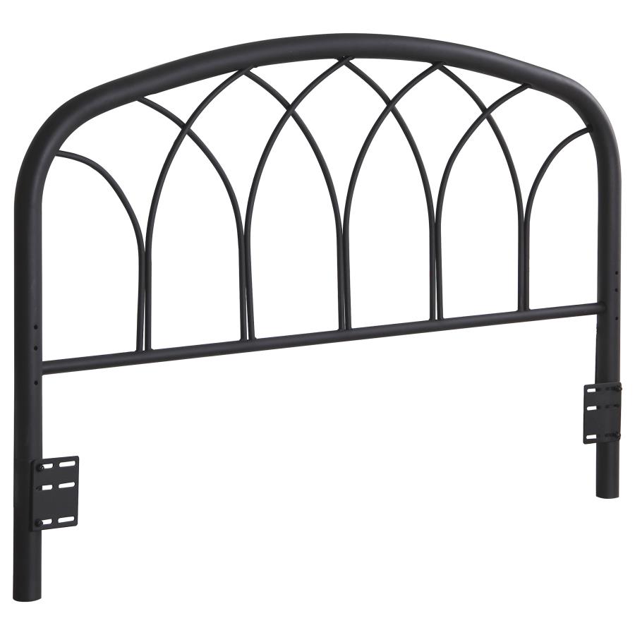 Anderson Metal Queen or Full Open Frame Headboard Black (image for) Anderson Metal Queen or Full Open Frame Headboard Black