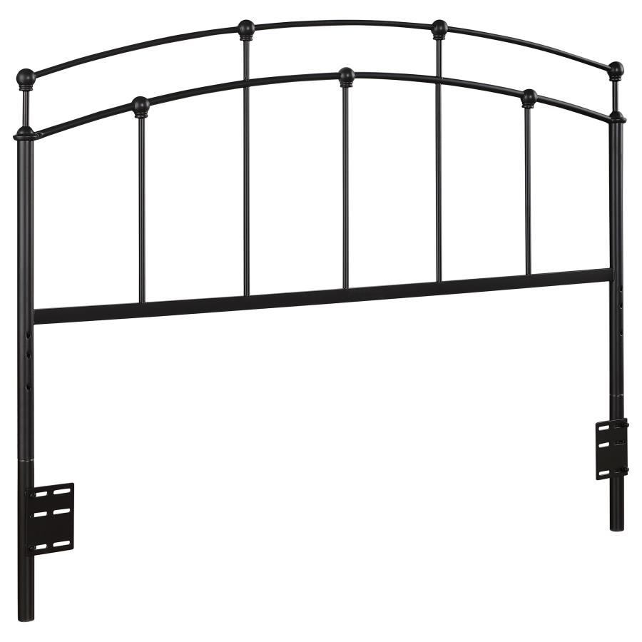 Bryant Metal Queen or Full Open Frame Headboard Black (image for) Bryant Metal Queen or Full Open Frame Headboard Black