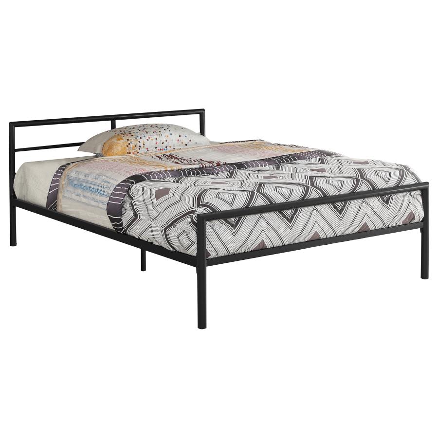 Fisher Metal Full Open Frame Bed Gunmetal (image for) Fisher Metal Full Open Frame Bed Gunmetal