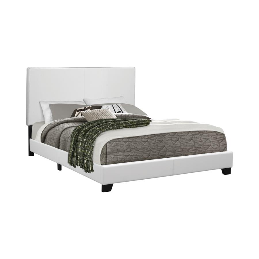 Mauve Upholstered Twin Panel Bed White (image for) Mauve Upholstered Twin Panel Bed White