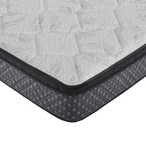 Aspen 12.5" Twin Euro Top Mattress White