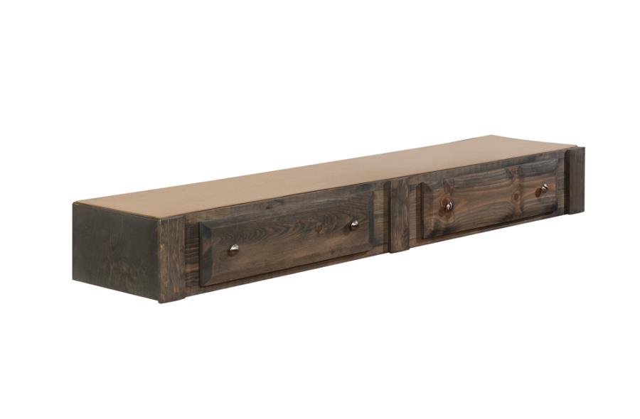 Wrangle Hill 2-drawer Wood Under Bed Storage Gun Smoke (image for) Wrangle Hill 2-drawer Wood Under Bed Storage Gun Smoke