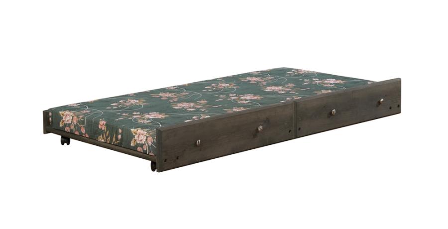 Wrangle Hill Wood Trundle with Bunkie Mattress Gun Smoke (image for) Wrangle Hill Wood Trundle with Bunkie Mattress Gun Smoke