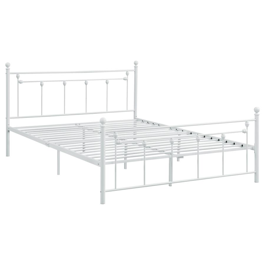 Canon Metal Full Open Frame Bed White (image for) Canon Metal Full Open Frame Bed White