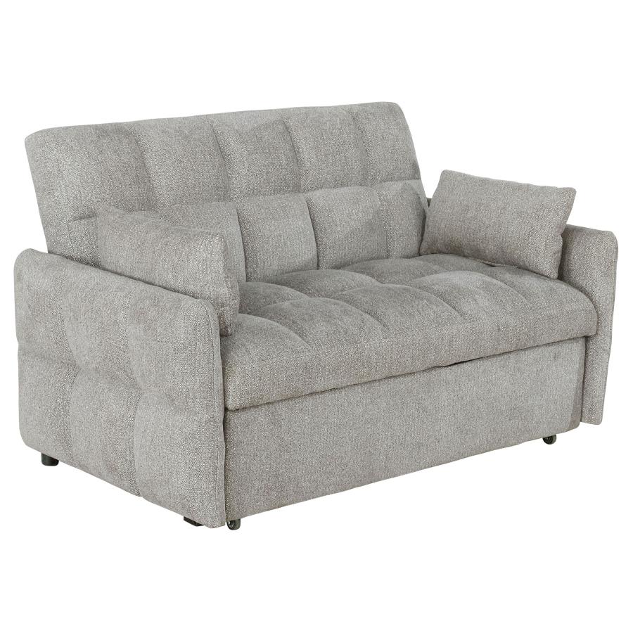 Cotswold Upholstered Convertible Sleeper Sofa Bed Light Grey (image for) Cotswold Upholstered Convertible Sleeper Sofa Bed Light Grey