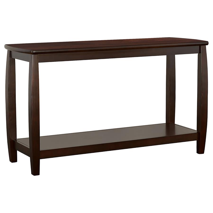 Dixon Wood Entryway Console Table with Shelf Cappuccino (image for) Dixon Wood Entryway Console Table with Shelf Cappuccino