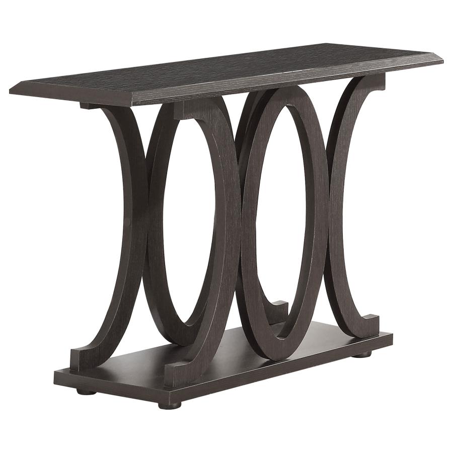 Shelly Engineered Wood Entryway Console Table Cappuccino (image for) Shelly Engineered Wood Entryway Console Table Cappuccino