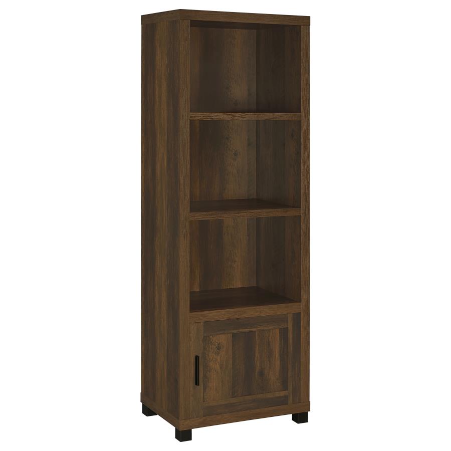 Sachin 3-shelf Engineered Wood Media Tower Dark Pine (image for) Sachin 3-shelf Engineered Wood Media Tower Dark Pine