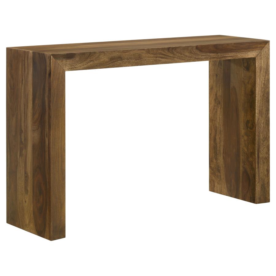 Odilia Rectangular Solid Wood Entryway Console Table Auburn (image for) Odilia Rectangular Solid Wood Entryway Console Table Auburn