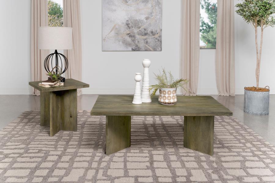Modal Additional Images for Andando Rectangular Solid Wood Coffee Table Mango Brown