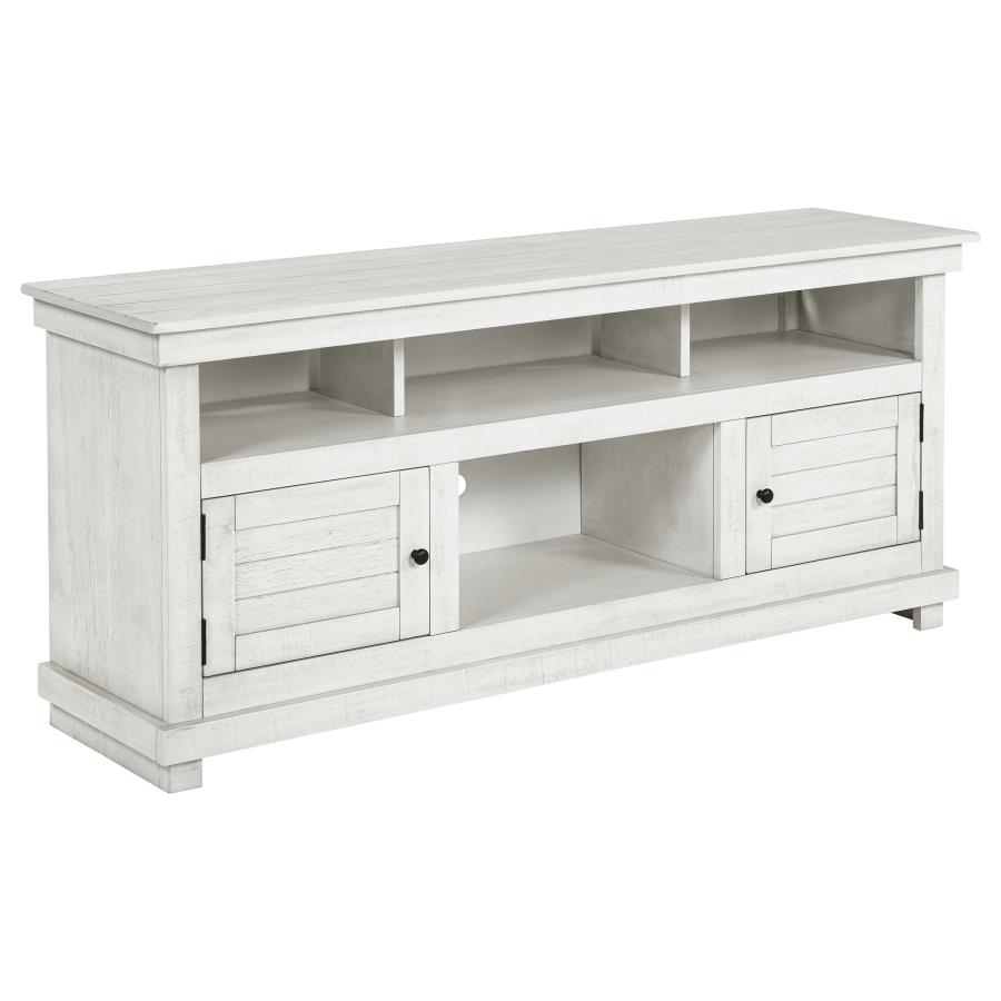 Payne 60-inch TV Stand Media Console White (image for) Payne 60-inch TV Stand Media Console White