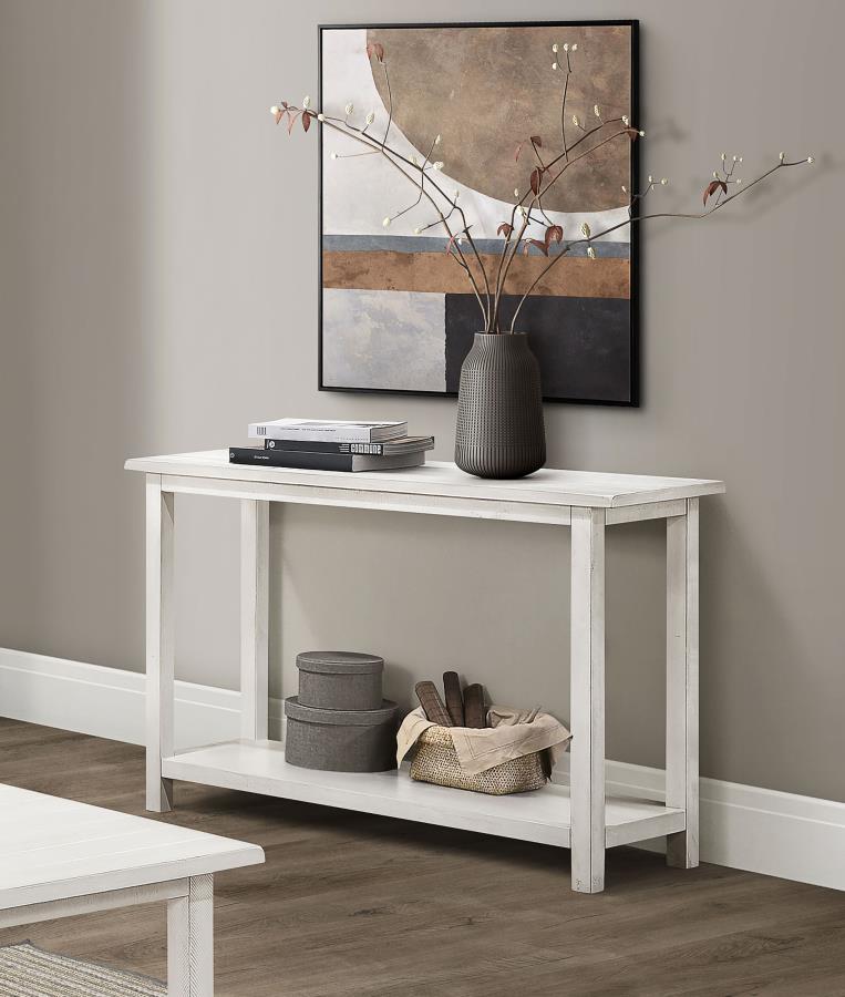 Payne Wood Entryway Sofa Console Table White (image for) Payne Wood Entryway Sofa Console Table White