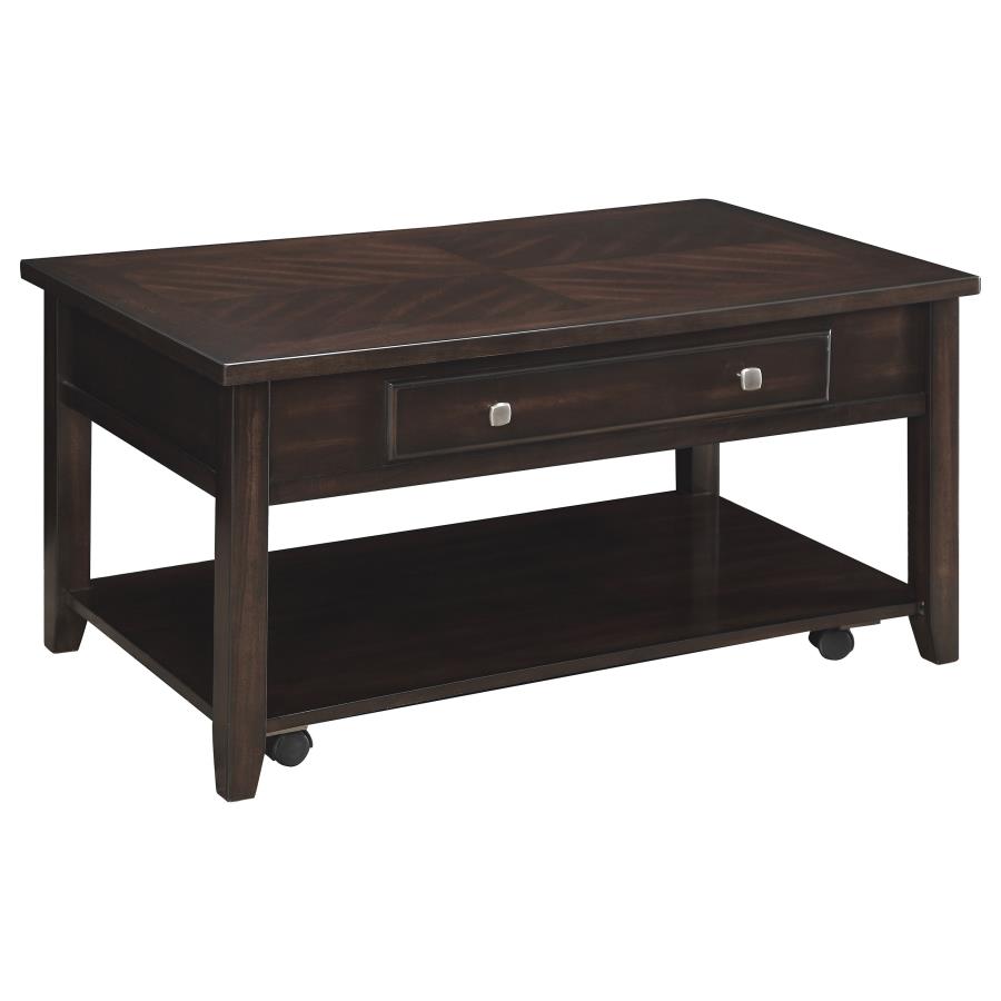 Bradford Rectangular Wood Lift Top Coffee Table Walnut (image for) Bradford Rectangular Wood Lift Top Coffee Table Walnut
