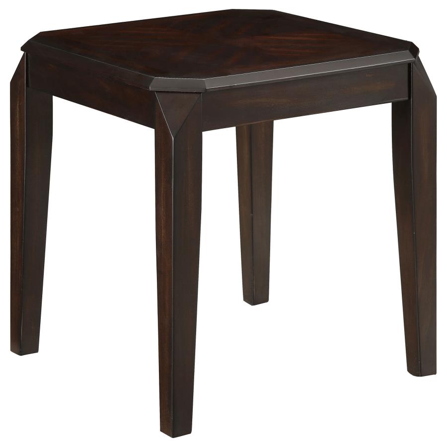 Baylor Square Wood Side End Table Walnut (image for) Baylor Square Wood Side End Table Walnut