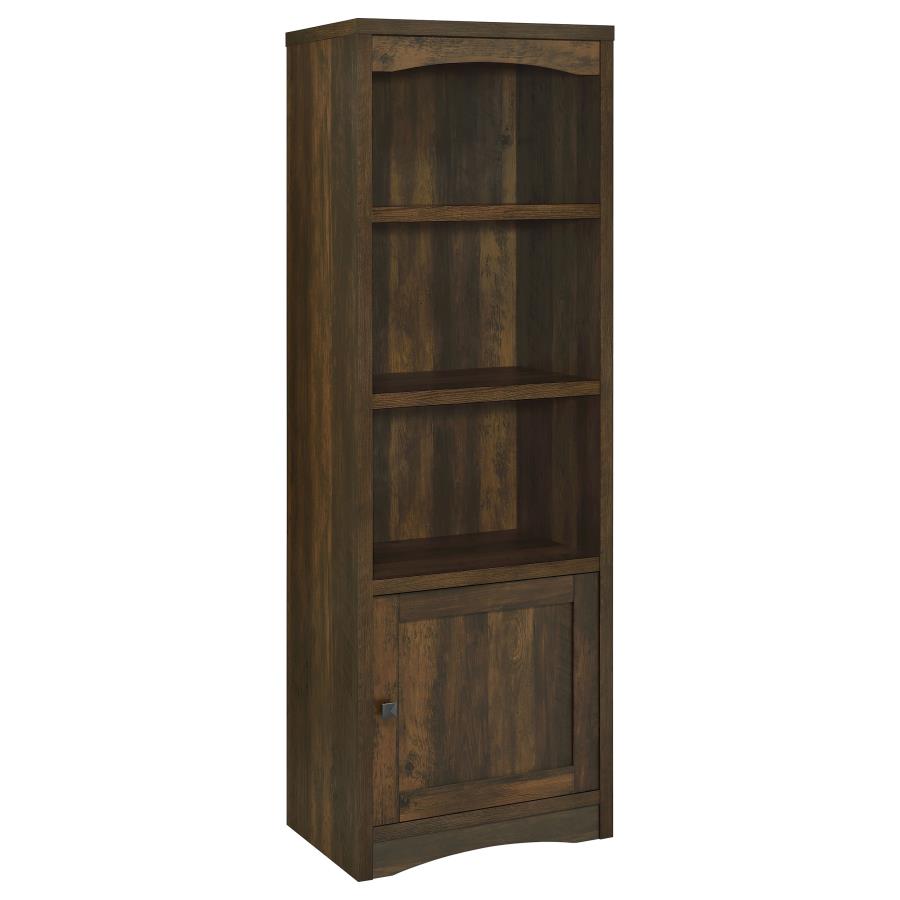 Laughlin 3-shelf Engineered Wood Media Tower Dark Pine (image for) Laughlin 3-shelf Engineered Wood Media Tower Dark Pine