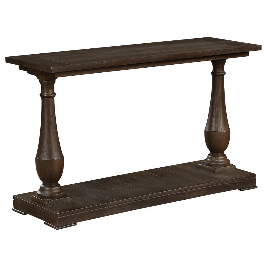 Walden Rectangular Wood Entryway Console Table Coffee (image for) Walden Rectangular Wood Entryway Console Table Coffee