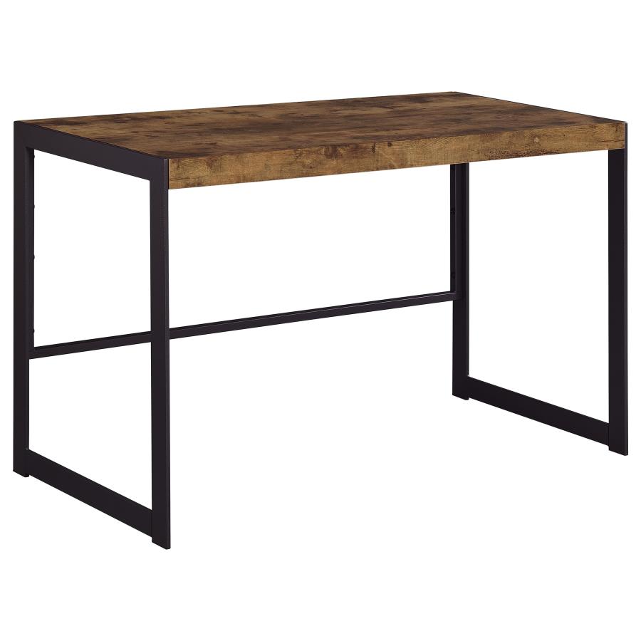 Estrella 47-inch Engineered Wood Writing Desk Rustic Nutmeg (image for) Estrella 47-inch Engineered Wood Writing Desk Rustic Nutmeg