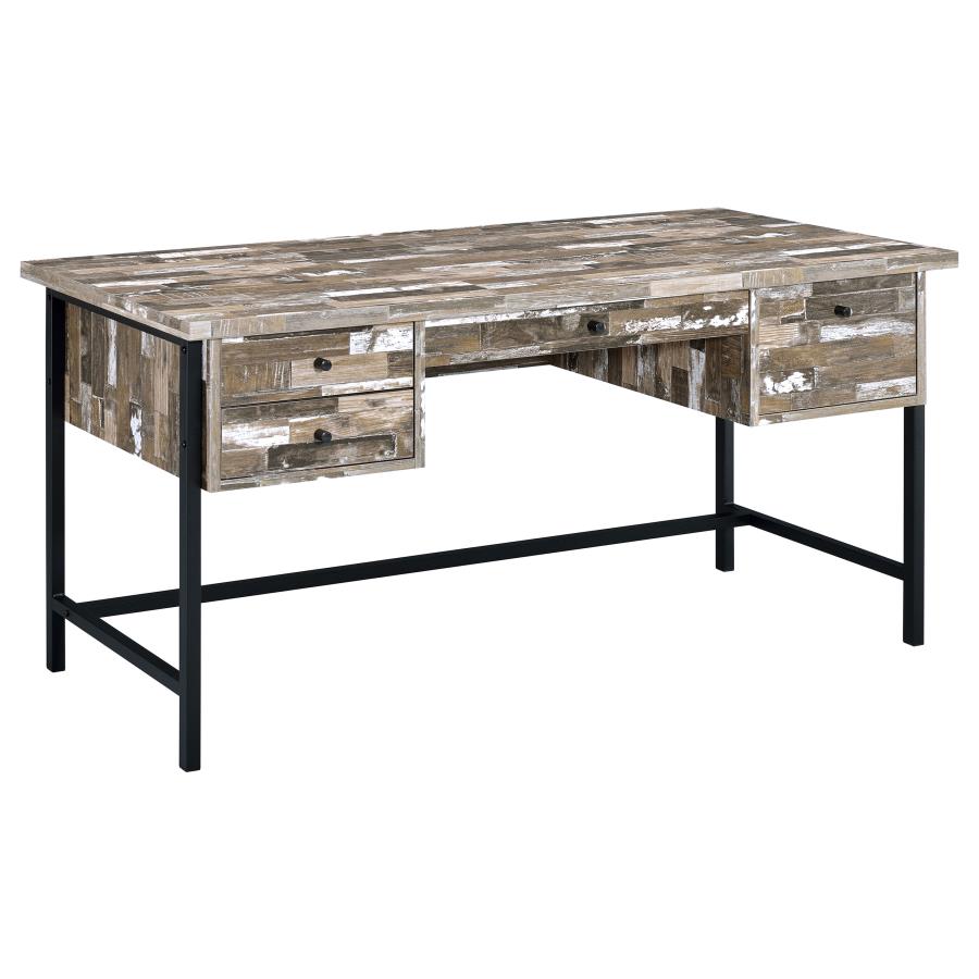 Kemper 4-drawer Writing Desk Salvaged Cabin (image for) Kemper 4-drawer Writing Desk Salvaged Cabin