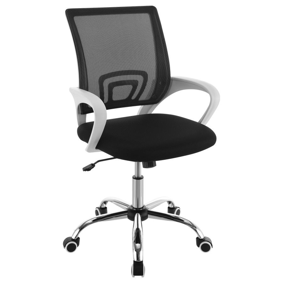 Felton Upholstered Adjustable Home Office Desk Chair Black (image for) Felton Upholstered Adjustable Home Office Desk Chair Black
