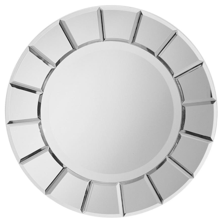 Fez 30 x 30 Inch Round Sun Shaped Wall Mirror Silver (image for) Fez 30 x 30 Inch Round Sun Shaped Wall Mirror Silver