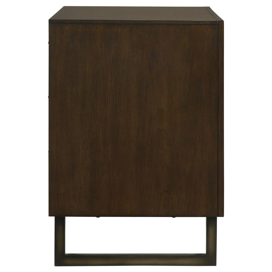 Marshall 4-drawer Home Office File Cabinet Dark Walnut