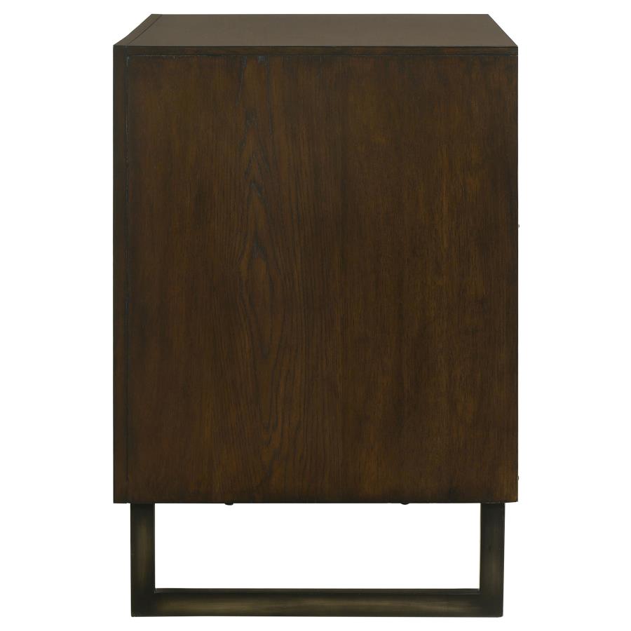 Marshall 4-drawer Home Office File Cabinet Dark Walnut