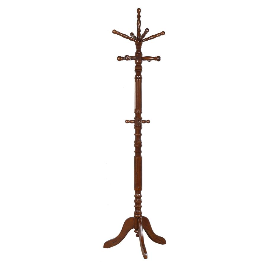 Achelle 11 Hook Freestanding Coat Rack Hat Hanger Tobacco (image for) Achelle 11 Hook Freestanding Coat Rack Hat Hanger Tobacco