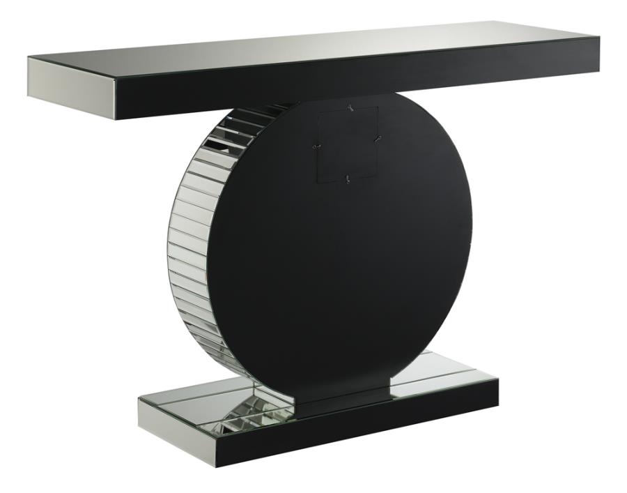 Modal Additional Images for Angelonia Infinity Mirror LED Entryway Console Table Silver