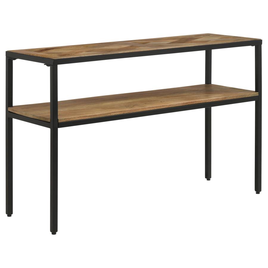 Quince 1-shelf Entryway Console Table with Shelf Natural (image for) Quince 1-shelf Entryway Console Table with Shelf Natural