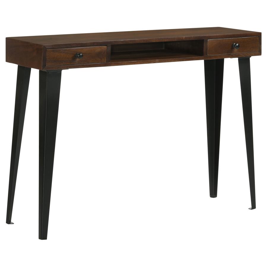 Radcliffe 2-drawer Entryway Console Table Dark Brown (image for) Radcliffe 2-drawer Entryway Console Table Dark Brown