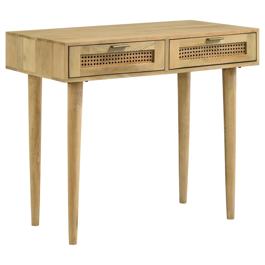 Zamora 2-drawer Entryway Console Accent Table Natural (image for) Zamora 2-drawer Entryway Console Accent Table Natural