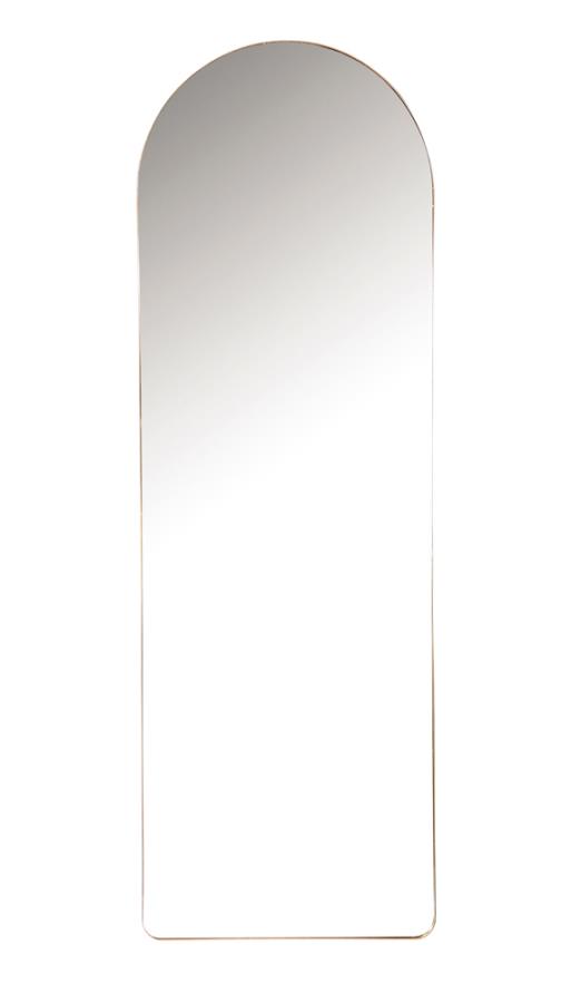 Stabler 20 x 60 Inch Metal Framed Floor Mirror Rose Gold (image for) Stabler 20 x 60 Inch Metal Framed Floor Mirror Rose Gold