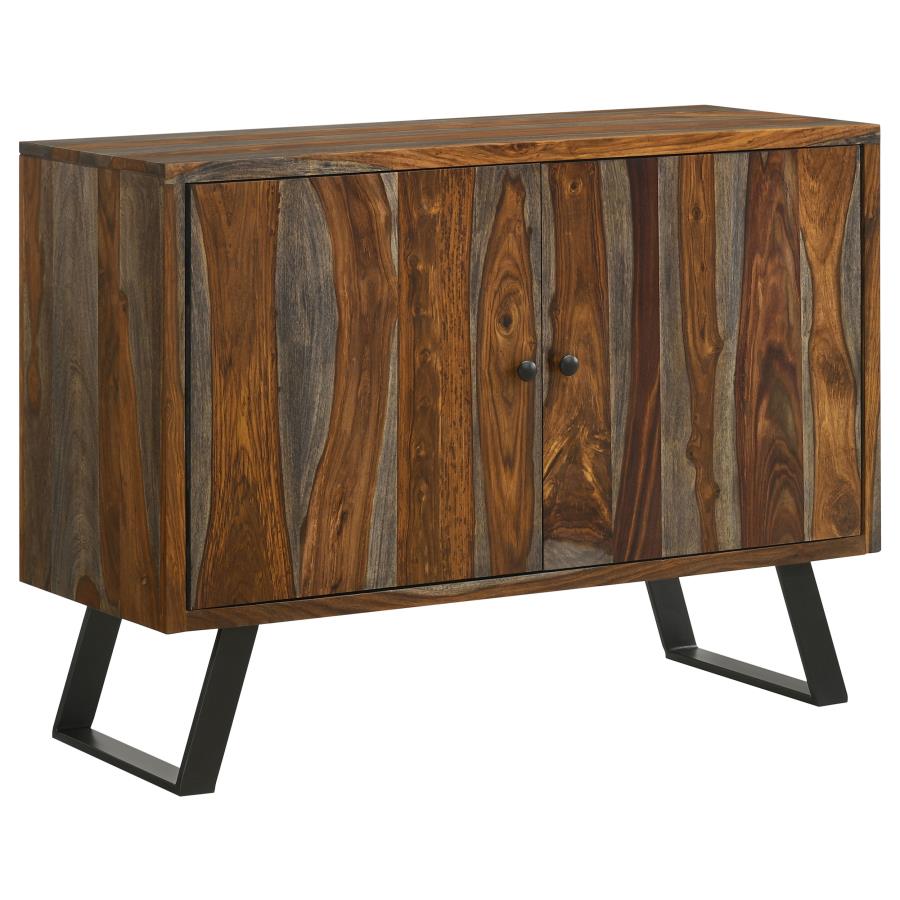 Mathis 2-door Sheesham Wood Storage Accent Cabinet Grey (image for) Mathis 2-door Sheesham Wood Storage Accent Cabinet Grey