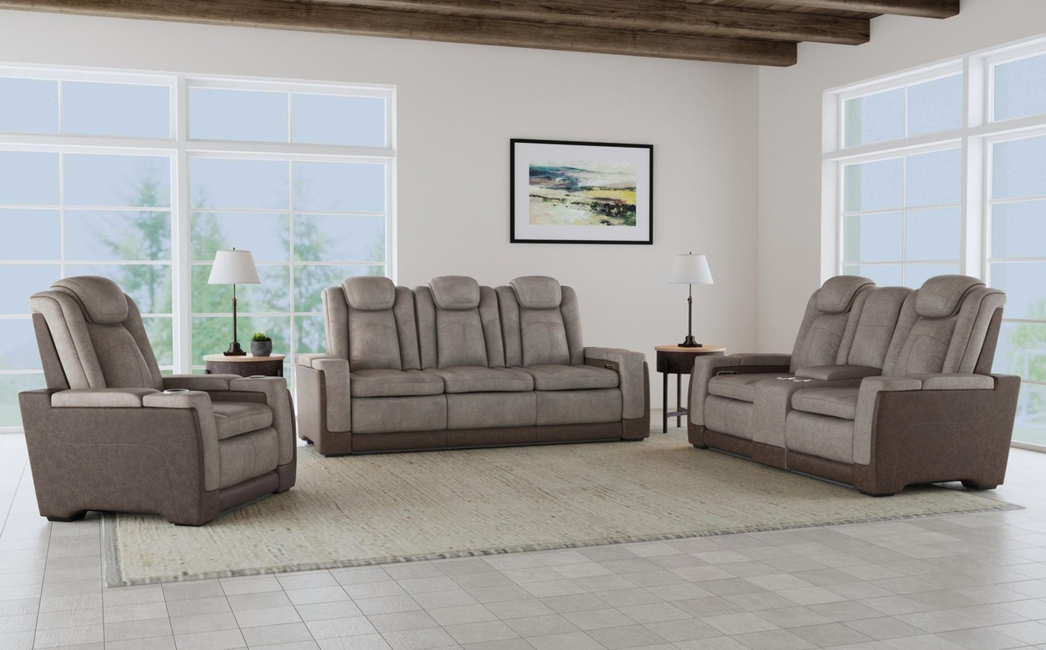 U13660 Lantana Brown/Grey (image for) U13660 Lantana Brown/Grey